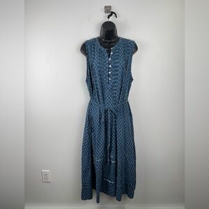 Faherty Women Isha Midi Dress Size XL